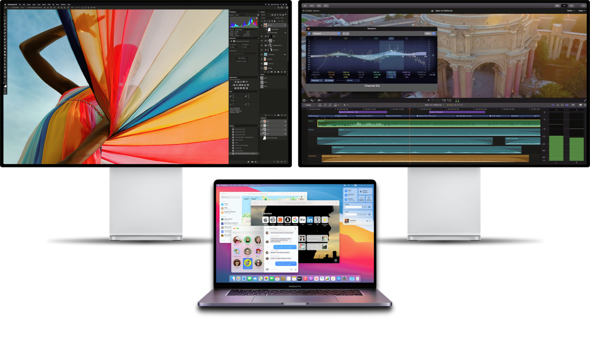 Demo showing syncing MacBook brightness to the external monitor